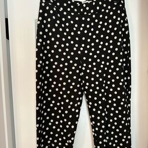 Urban Outfitters Black and White Polka Dot Top